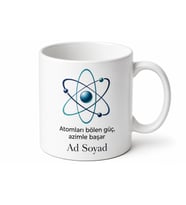 Nükleer Enerji Mühendisliği Öğrencisine Çekirdek Reaksiyon Kupa Bardak Hediye
