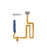 Realme 7 Parmak İzi Flex Mavi Renk