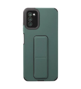 Northcity Samsung Galaxy A03s Kılıf Mega Standlı Silikon - Yeşil
