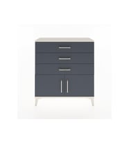 Arges Şifonyer Tek Raflı 3 Çekmeceli 2 Kapaklı 88x30x96 Aytaşı-Antrasit
