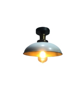 MYLİGHTS RETRO RUSTİK  TAVAN AVİZE SİYAH  İÇİ ALTIN  PLOFONYER ARMATÜR