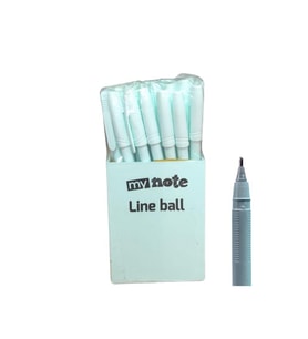 Mynote Line Ball 50'li PP Kutu Pastel Yeşil