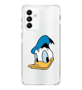 Samsung Galaxy M23  Köşe Korumalı Antişok Kapak Donald Duck Tasarımlı Şeffaf  Kılıf