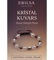 Sertifikalı Kristal Kuvars Taşı Bileklik – Huzur Enerjisi Yayan Doğal Taş (Çok Renkli)