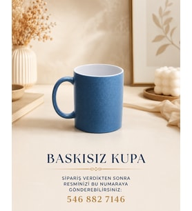 Simli Kişiye Özel Baskılı Kupa-4 Farklı Renk Seçeneği