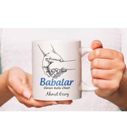 Kişiye Özel İsimli Babalar Günü Kupası