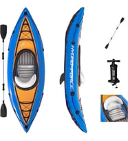 Bestway 65115, Hydro-Force Şişme Kano, Tek Kişilik Kürekli SET- 275x 81x45 cm (Mavi)