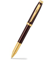 Sheaffer 9370-1 100 Serisi Roller Kalem Kahverengi Altın (Standart)