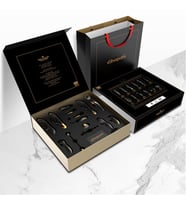 12 Parça Altın Siyah Çiftler Seti – Queen’s Luxury Collection
