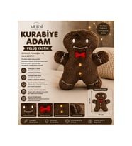 Kurabiye Adam Peluş Yastık Sevimli Dekoratif Yumuşak Oyuncak