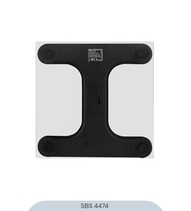 SİNBO SBS-4474 26x26 CM Bluetooth Dijital Yağ Su Kas Vücut Kitle Endeksi Kilo Ölçer Tartı Baskül