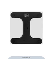SİNBO SBS-4474 26x26 CM Bluetooth Dijital Yağ Su Kas Vücut Kitle Endeksi Kilo Ölçer Tartı Baskül