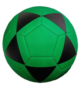 Avessa 3 Astar Futbol Topu No.5 Yeşil Siyah Desenli (Yeşil-Siyah)