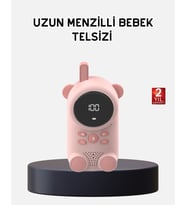 Northcity Bebek Telsizi LCD Ekran VOX İki Yönlü İletişim - 1-3 Km Menzil ve USB Şarj
