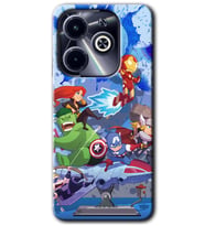 İnfinix Hot 40i Kılıf HD Desen Baskılı Kılıf - Avengers Cartoon