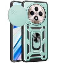 Durukar® Redmi 14C Kılıf Pars Lens Yüzüklü Silikon - Yeşil