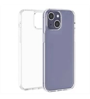 Apple iPhone 15 Plus Kılıf Droga Full Şeffaf Sararmaz İnce PC (Renksiz)