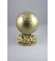 Ballon d'or Kupası 20 cm altın Rengi Boyalı