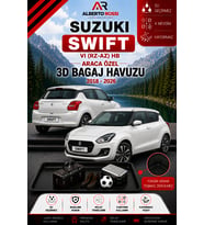Suzuki Swift Vi (Rz-Az) HB 2018 - 2026 Araca Özel 3D Bagaj Havuzu