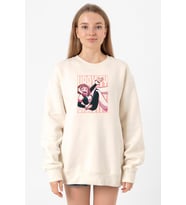 My Hero Academia Uravity Minimal Ekru Kadın 2ip Sweatshirt