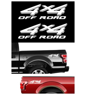4x4 Off Road Sticker Oto Araba Sticker 40 X 13 Cm (2 ADET)