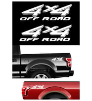4x4 Off Road Sticker Oto Araba Sticker 40 X 13 Cm (2 ADET)