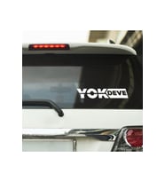 Yok Deve Tasarımlı Oto Stickeri Yazısı 20*10 Cm