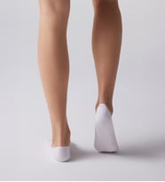 UNISEX 4LU PREMIUM BAMBU SİLİKON DESTEKLİ BABET ÇORAP (Beyaz)