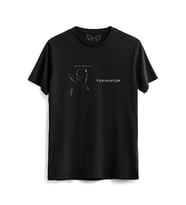 Terminatör Resim Baskılı Siyah Tshirt