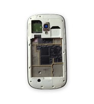 Samsung i8910 Kasa Samsung Galaxy S3 Mini Gri Renk Orta Kasa Çıtalı on off Ses tuş bordu Kamera Lensi