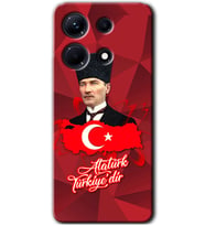 İnfinix Note 30 Pro Kılıf HD Desen Baskılı Kılıf - Atatürkiye