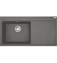 FRANKE MTG 611-100 SAĞ Stone Grey Tezgah Üstü Granit Eviye (Beton Gri)