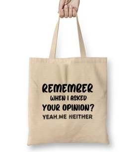 Sarcasm Funny Comment Quotes Gift - Sarcastic Women And Men Humorous Saying Bez Çanta Uzun Saplı