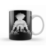 Monochrome Keyblade Kupa Bardak Porselen