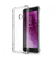 Blogy Galaxy J4 Plus ile Uyumlu Crystal Fit Kılıf Crystal Clear
