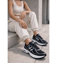 Muggo HYNEX Kadın Kalın Taban Bağcıklı Günlük Sneaker Spor Ayakkabı