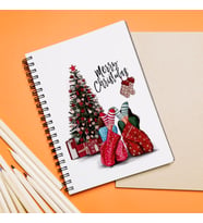 Mutlu Yıllar & Merry Christmas Yılbaşı Tasarımlı Defter