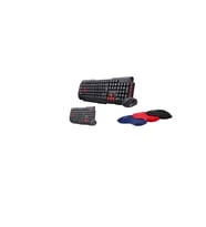 Kablosuz Klavye Mouse Set - Bilek Destekli Mouse Pad