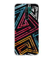 Xiaomi Redmi 9 Uyumlu Kapak Eskitme Tasarımlı Şeffaf Silikon Kılıf