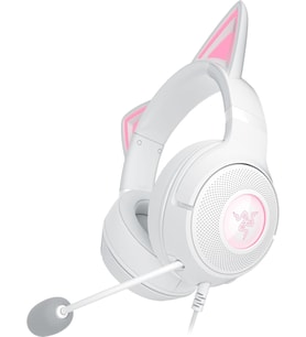 Razer Kraken Kitty V2 - Oyun Ve Yayın Için Kitty Kulaklı Kablolu Rgb Kulaklık (325 G, Triforce 40 Mm (Çok Renkli)