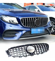 Mercedes w213 gtr ön panjur ızgara seti krom-siyah 2016-2020 arası
