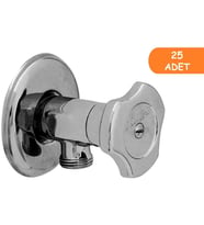 25 Adet ECA Uzun Ara Musluk 102111065 (Krom)