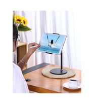 360 Ayarlı Metal Standlı Masa Üstü Tablet Telefon Tutucu Telefon Tablet Standı