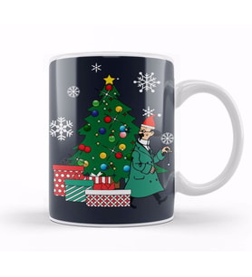 Professor Calculus Around The Christmas Tree Tintin Kupa Bardak Porselen