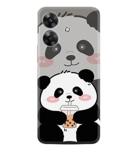 Note 60 Kılıf Boutique Baskılı Resimli Milkshake Panda Pcode -058