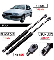 Bagaj Amortisörü Saxo