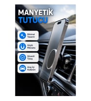 Güçlü Mıknatıslı Araç İçi Telefon Tutucu – Ayarlanabilir Hareketli Başlık