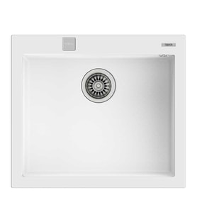 TEKA ForSquare 50.40 TG Beyaz Tezgah Üstü Granit Eviye 115230009
