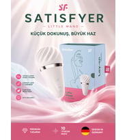 Satisfyer Little Wand Özel Silikon Dokulu Titreşimli Klitoris Uyarıcı ve Masaj Vibratörü