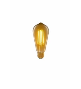 E27 St64 Rustik Armut Lamba 7w 806 Lm 2700k Clear Günışığı Rustik Ampul (Beyaz)